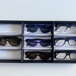 7x Optische monturen, Tom Davies, in luxe opbergdoos/displaytray